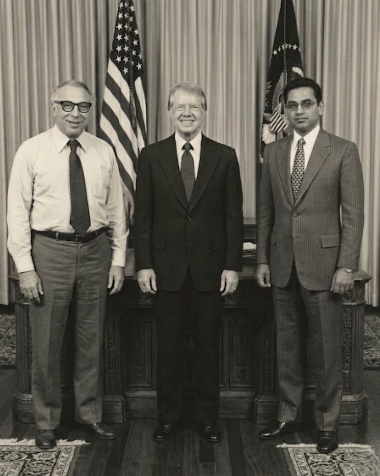 1978 With Pres. Carter & Buchwald